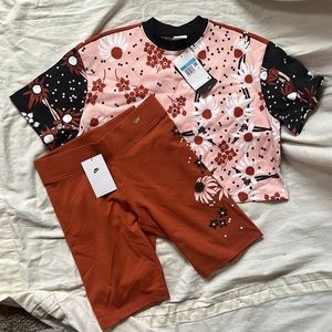 Womens Nike Set/ Biker Shorts/ Crop Top/ Medium